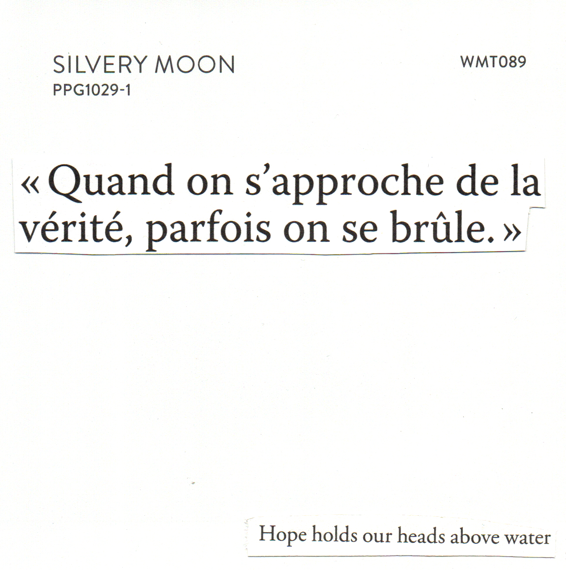 silvery moon