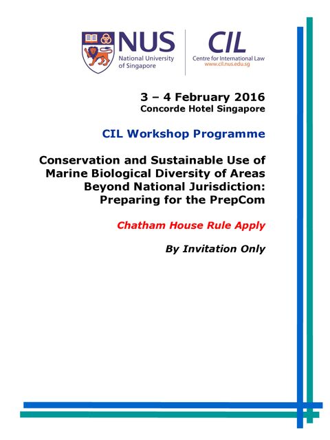 Cover image for Conservation and Sustainable Use of Marine Biologi cal Diversity of Areas Beyond National Jurisdiction: Preparing for the Prep Com