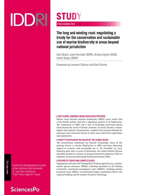 The Long and Winding Road: negotiating a treaty for the conservation and sustainable use of marine biodiversity in areas beyond national jurisdiction