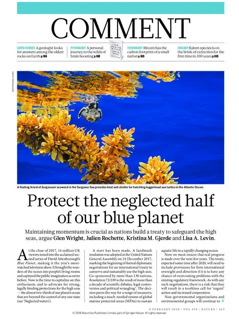 Protect the neglected half of our blue planet