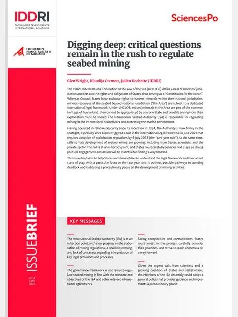 Digging deep: critical questions remain in the rush to regulate seabed mining