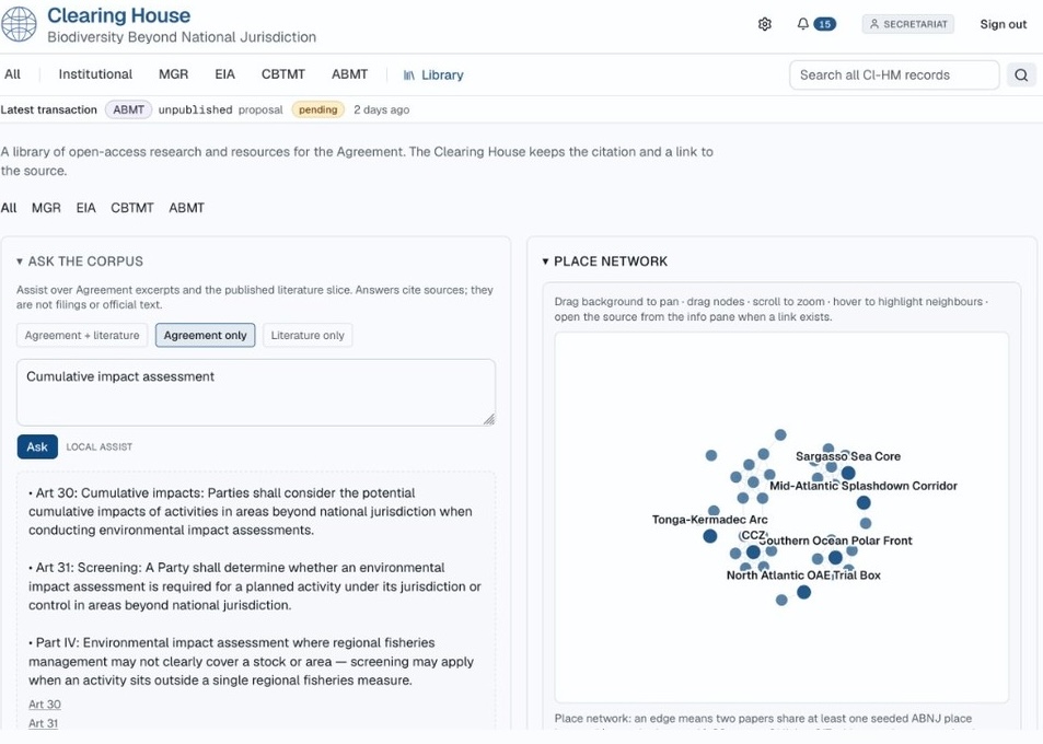 Putting it into practice: a demonstration of the BBNJ Clearing-House Mechanism image 4