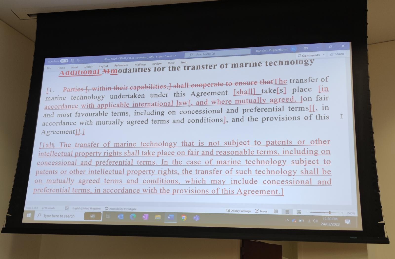 Further resumed fifth session of the Intergovernmental conference on an international legally binding instrument under the United Nations Convention on the Law of the Sea on the conservation and sustainable use of marine biological diversity of areas beyond national jurisdiction image 1